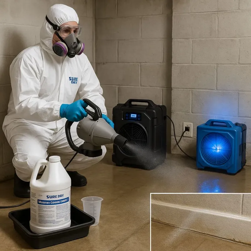 Sanitization and Odor Removal process in Parker, TX