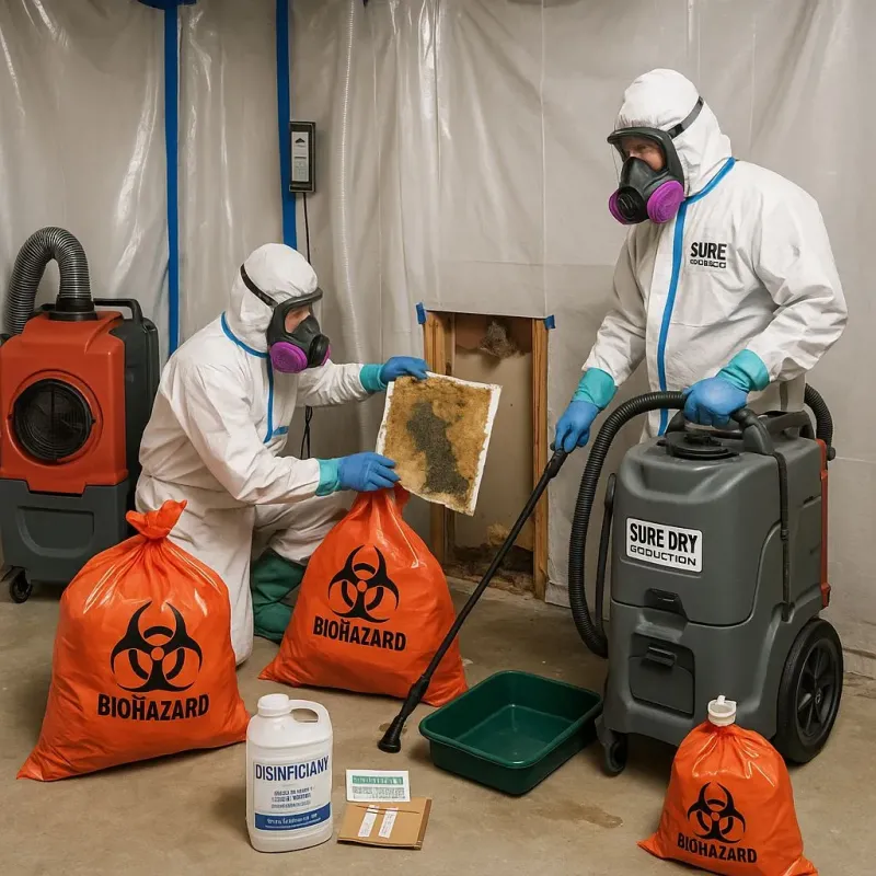 Contaminated Water Handling Protocols process in Parker, TX