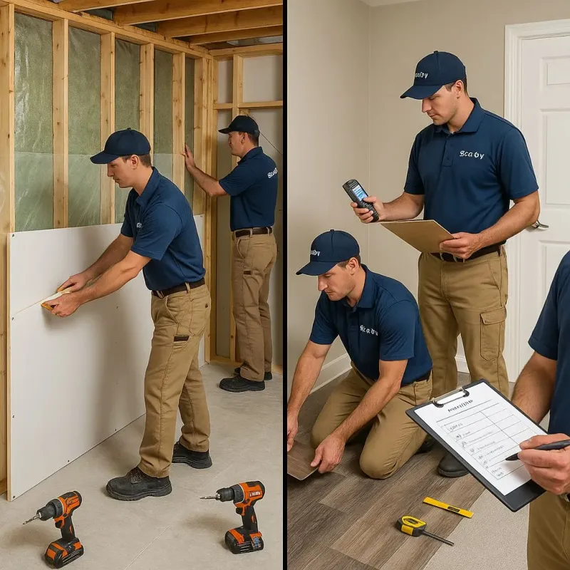 Repairs and Reconstruction process in Parker, TX