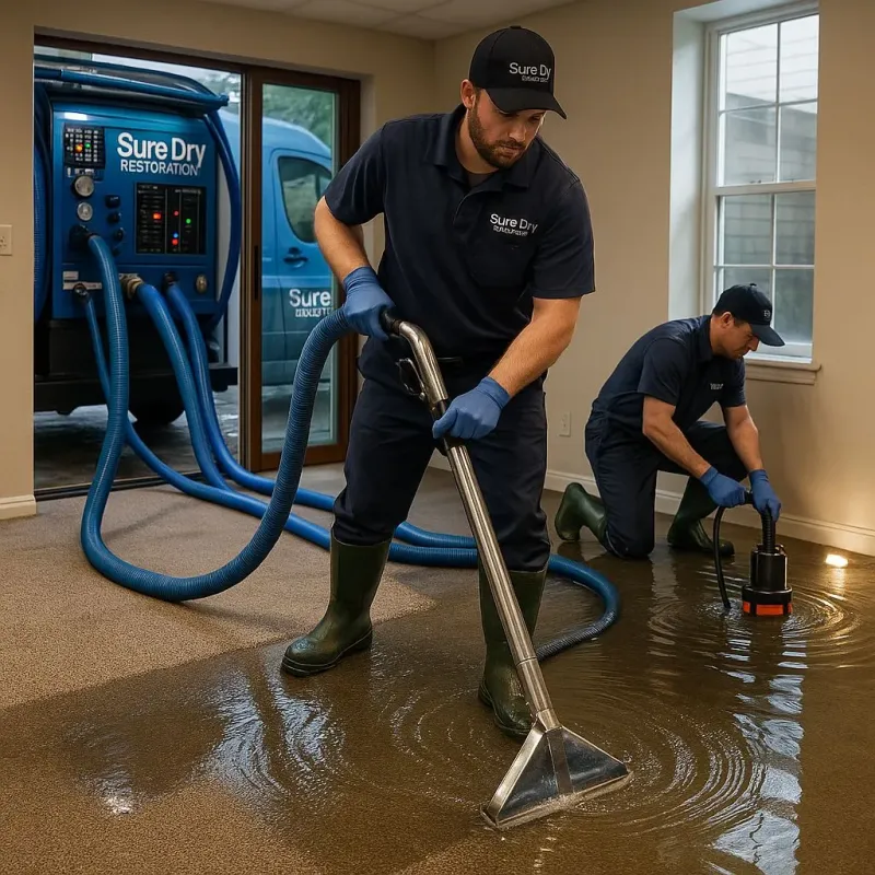 Water Extraction and Removal process in Parker, TX